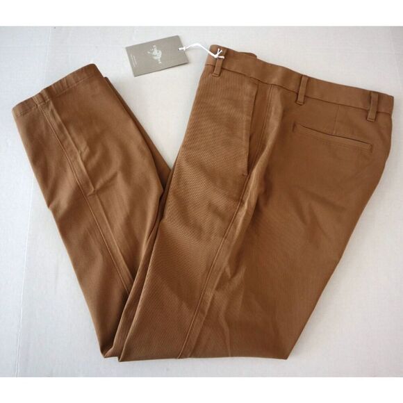 Everlane Uniform Men's Sz 30x28 Brown The Performance Chino Slim Fit Pants - Picture 9 of 10